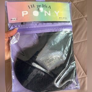 INH hair pony ail Miya jet black 24”